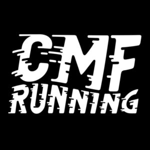 Don't Think Just Run Mens Tee Design