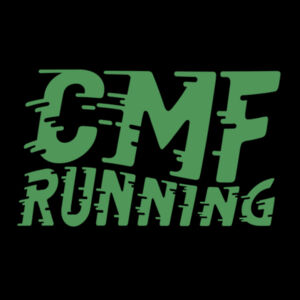 Don't Think Just Run Mens Tee Green Design