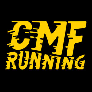 Don't Think Just Run Mens Hood Yellow Design