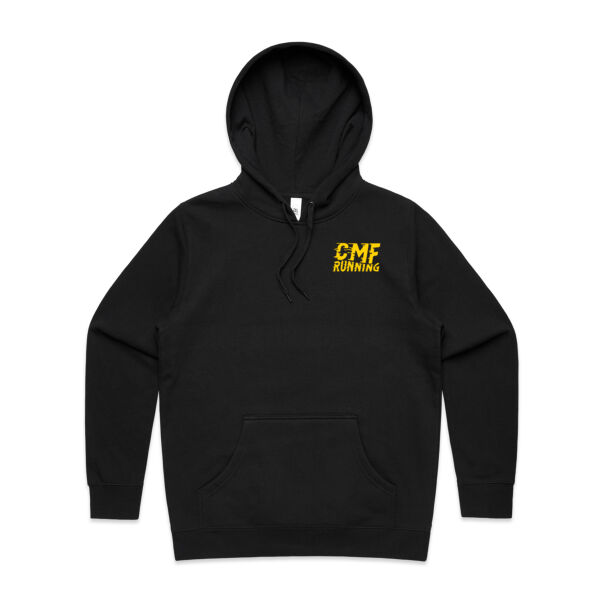 Don't Think Just Run Women's Hood Yellow Thumbnail