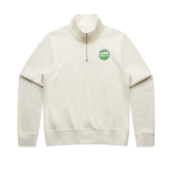 Stay In the Moment Women's Half Zip Crew Green & Black Thumbnail